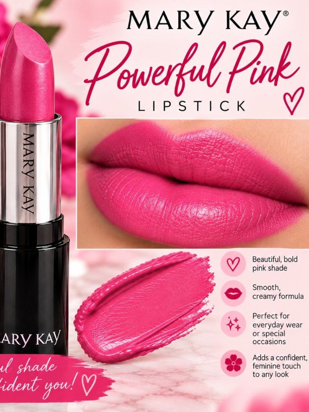 Mary Kay Powerful Pink Lipstick